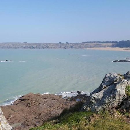 Vue Mer Pour Une Escale En Baie Du Mt-St-Michel Cherrueix Buitenkant foto